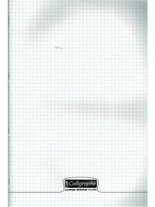 Cahier Polypro Piqué 21x29,7cm 96p Q.5x5 90g Incolore CALLIGRAPHE