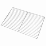 vidaXL Grille de barbecue Argent 47 x 32.5 cm Acier inoxydable