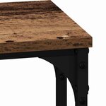 vidaXL Table basse gigogne 3 Pièces Bois ancien 50.5 x 35 x 53 cm