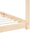 vidaXL Cadre de lit d'enfant Bois de pin massif 90 x 200 cm