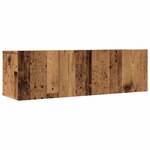 vidaXL Meubles TV muraux 2 Pièces vieux bois 100x30x30 cm