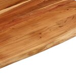 vidaXL Dessus de table 90x80x2 5 cm rectangulaire bois massif d'acacia