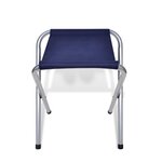 vidaXL Ensemble de table pliable de camping et 4 tabourets 120x60 cm