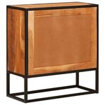vidaXL Buffet Beta Naturel 70 x 30 x 75 cm Bois d'Acacia Massif