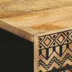 vidaXL Buffet 60x33 5x75 cm bois de manguier brut massif