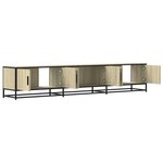 vidaXL Meuble TV chêne sonoma 210x35x41 cm bois d'ingénierie