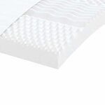 vidaXL Lit de jour avec lit gigogne et matelas jaune 80x200 cm velours