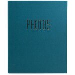 Album Photo Classeur 60 Pages Noires Officebyme - Bleu Canard - Exacompta