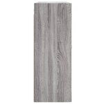 vidaXL Armoires murales 2 Pièces sonoma gris bois d'ingénierie