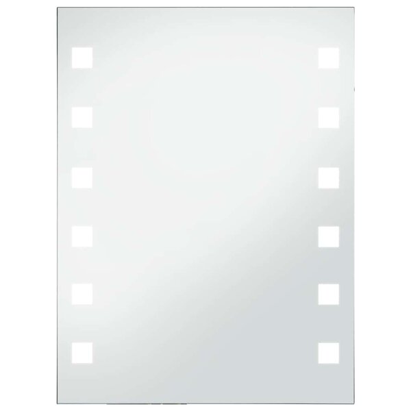 vidaXL Miroir mural à LED pour salle de bains 60x80 cm