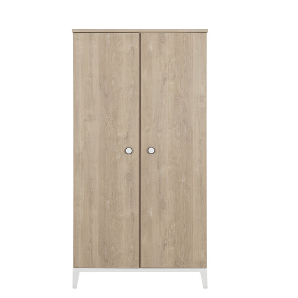 Armoire 2 portes Marcel Chene blond