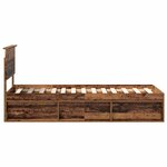 vidaXL Cadre de lit Bois ancien 75 x 190 cm Pin massif
