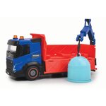Dickie 203744014 - 1 de 3 camions différents  bétonnière  camion de recyclage ou ramassage d'ordures  avec mécanisme à friction