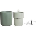 Pot de fleurs Rond BOUNCY BASIL - Plastique - Ø 16 - Leaf Green