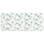 vidaXL Coussins de chaise à dossier haut lot de 6 modèle de feuille