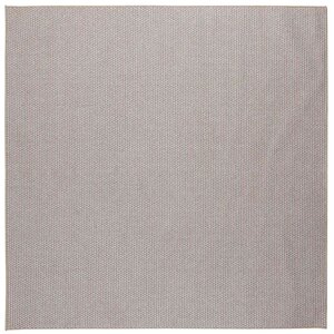 vidaXL Tapis de surface LUGO Crème et Taupe 120 x 120 cm Polyester