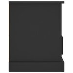 vidaXL Meuble TV noir 93x35 5x45 cm bois d'ingénierie