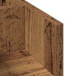 vidaXL Organisateur de Bureau Chêne Ancien 44.5x24x25 cm Bois Techniques