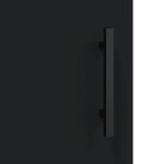 vidaXL Armoire murale noir 69 5x34x90 cm