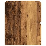 vidaXL Armoire de salle de bain vieux bois bois d'ingénierie