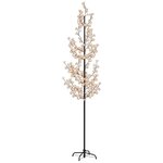 vidaXL Arbre à LED fleur de cerisier 368 LED Blanc chaud 300 cm