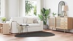 vidaXL Tapis "HUARTE" à poils courts  doux et lavable anthracite 140x200 cm
