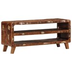 vidaXL Meuble TV 105x46x32 cm Bois massif de récupération