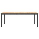 vidaXL Table de salle à manger / Table de repas Naturel