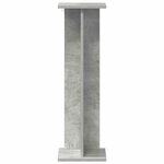 vidaXL Support de Plante 2 pièces Gris béton 25 x 25 5 x 80 5 cm