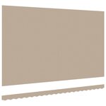 vidaXL Tissu de remplacement d'auvent pour cadre de 5x3 m beige