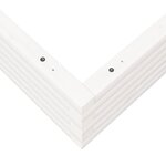 vidaXL Jardinière blanc 90x90x23 cm bois de pin massif
