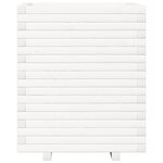 vidaXL Jardinière blanc 60x60x72 cm bois de pin massif