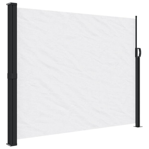 vidaXL Auvent latéral rétractable blanc 170x300 cm