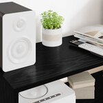 vidaXL Meuble TV Chêne noir 80 x 30 x 40 cm Bois d'ingénierie