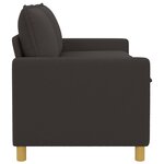 vidaXL Canapé Gris foncé 156 x 81 x 87 5 cm Tissu