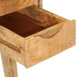 vidaXL Bureau avec tiroirs 110x47x76 cm bois de manguier solide