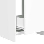 vidaXL Meuble sous lavabo de salle de bain Blanc 56 x 37 5 x 81 cm
