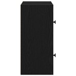vidaXL Bibliothèque chêne noir 40x24x52 cm bois d'ingénierie