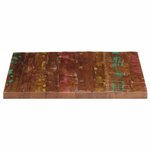 vidaXL Dessus de table 70x70x3 8 cm carré bois massif de récupération
