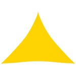 vidaXL Voile de parasol Tissu Oxford triangulaire 6x6x6 m Jaune