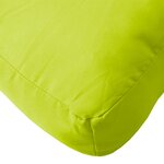 vidaXL Coussin de palette vert vif 120x40x12 cm tissu