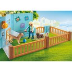 PLAYMOBIL 71742 - My Life Hôtel des animaux : soigneurs  chiens et chats
