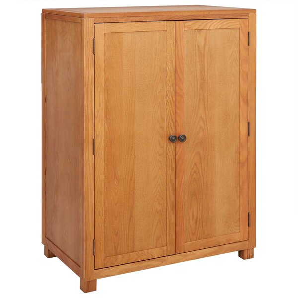 vidaXL Armoire avec stockage avec porte Marron Bois d'ingénierie