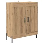 vidaXL Haut Armoire Chêne artisanal 69 5 x 32 5 x 180 cm