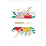 Carte Fête Des Mères À Fleurs Colorées - Draeger paris