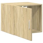 vidaXL Armoire murale chêne sonoma 45x42 5x40 cm bois d'ingénierie