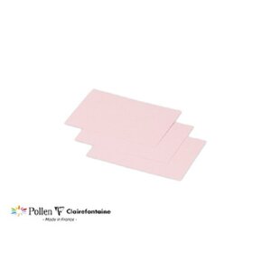 Lot de 25 Cartes Pollen 70x95 - Clairefontaine - rose