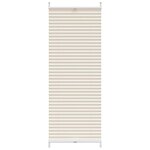 vidaXL Store plissé 60x125 cm Crème
