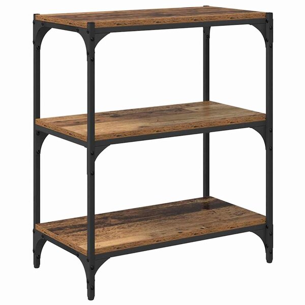vidaXL Bibliothèque Bois ancien 60 x 33 x 71 cm Bois d'ingénierie