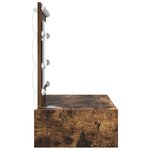 vidaXL Table de Toilette Marron 83 x 40 x 70 cm Bois d'ingénierie